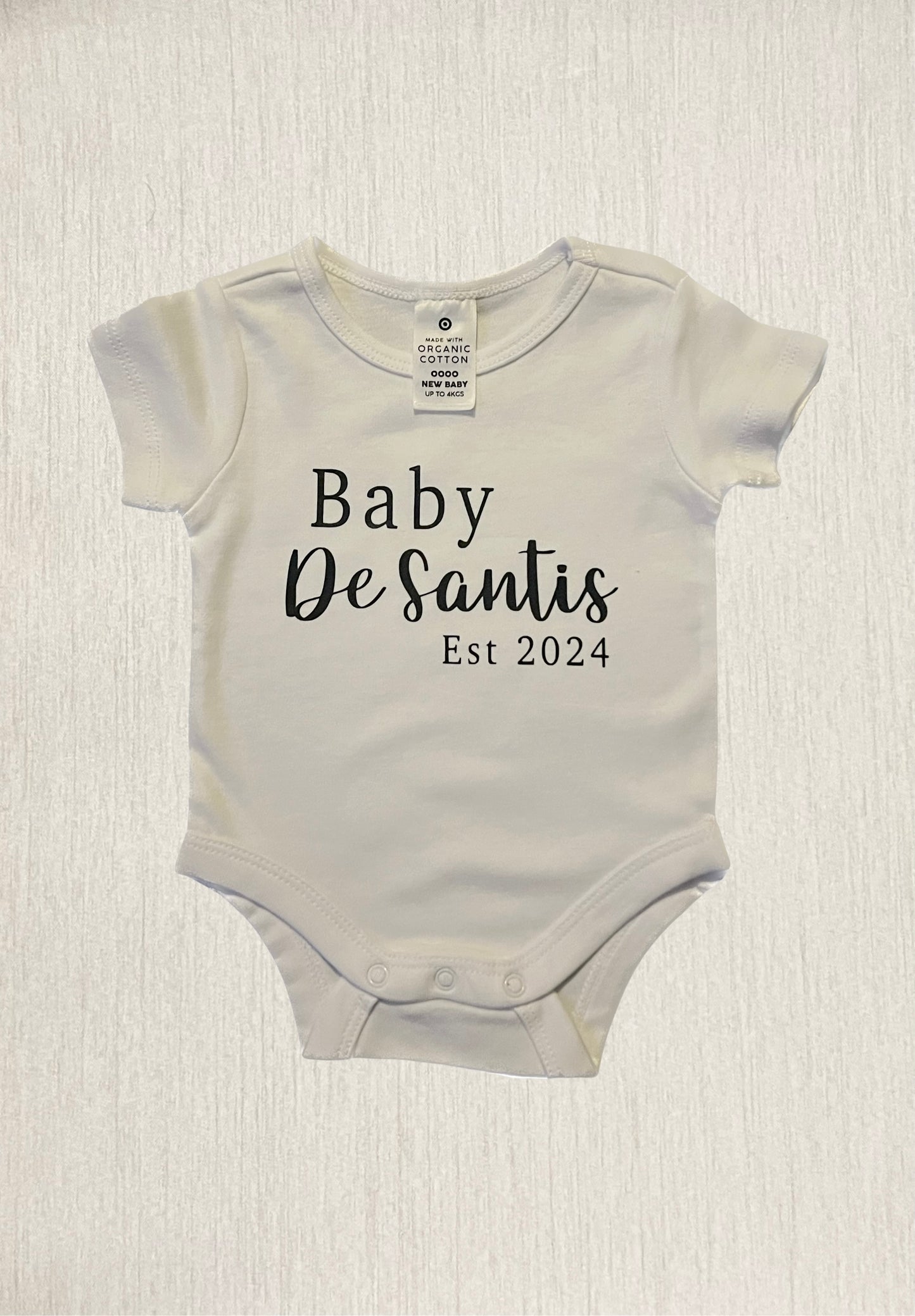 Announcement Onesie