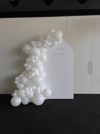 Backdrop and Balloon Garland