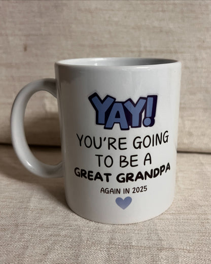 Announcement mug