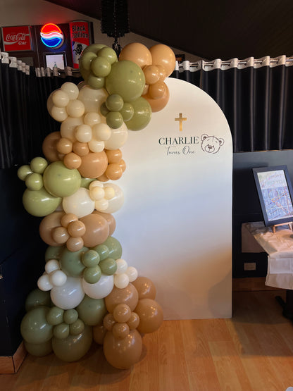 Backdrop and Balloon Garland