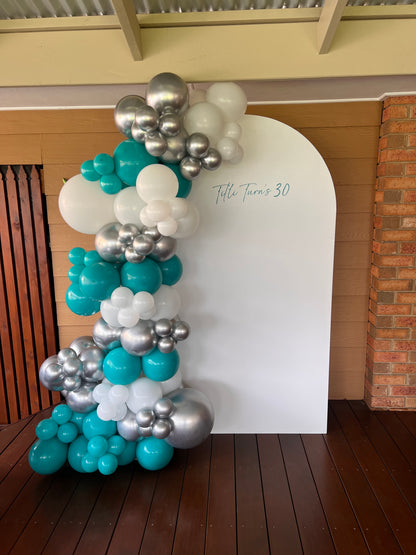 Backdrop and Balloon Garland