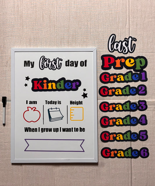 Magnetic first day boards